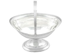 Georgian Irish Sterling Silver Sugar Basket (1791)