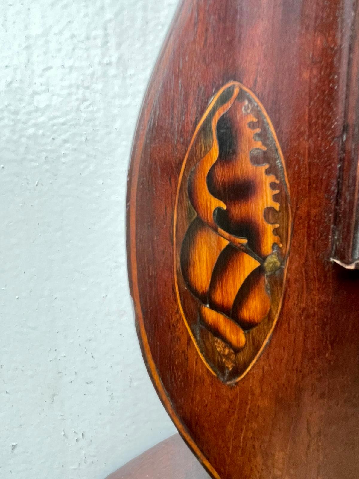 Antique George III Mahogany Banjo Barometer For Sale 1
