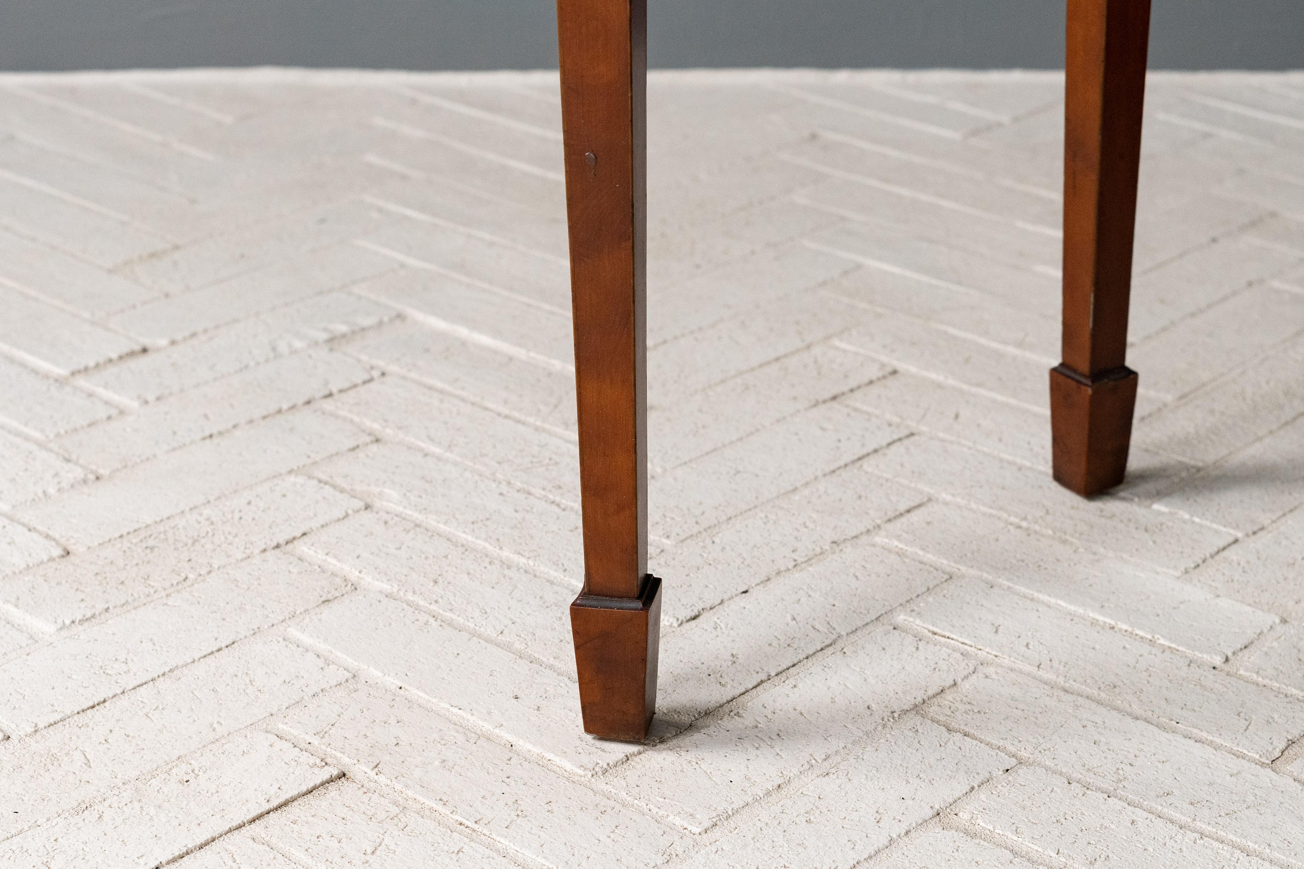 Ancienne table à cartes en acajou George III en vente 7