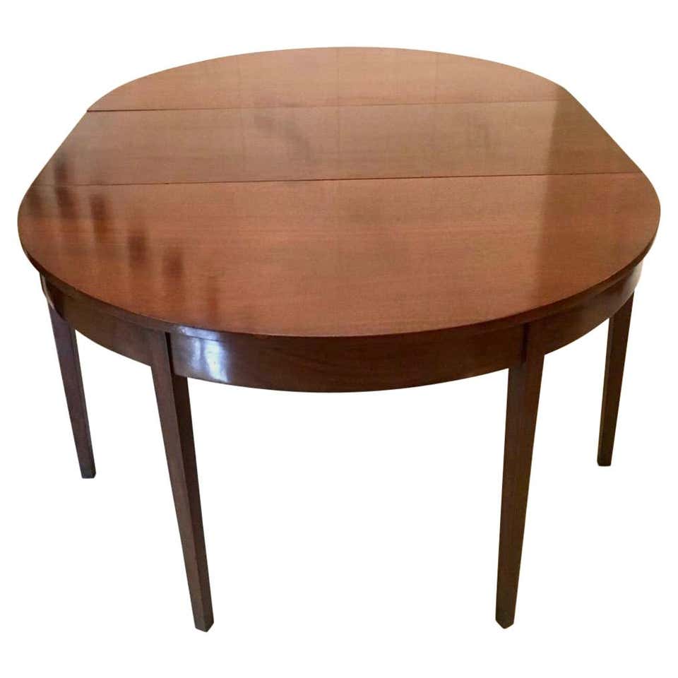 A Very Large George III Five Pedestal Dining Table, c1780 For Sale at ...