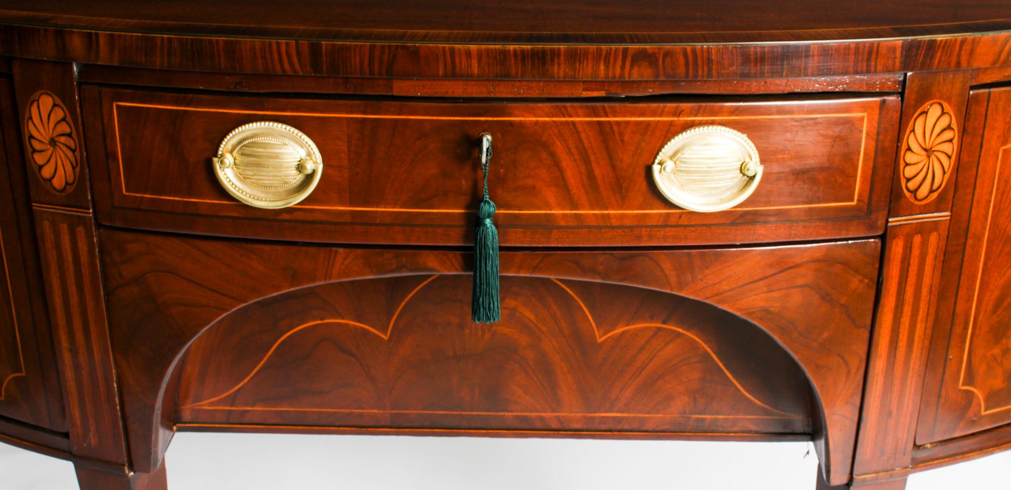 Antique George III Demi Lune Sideboard 18th Century 5
