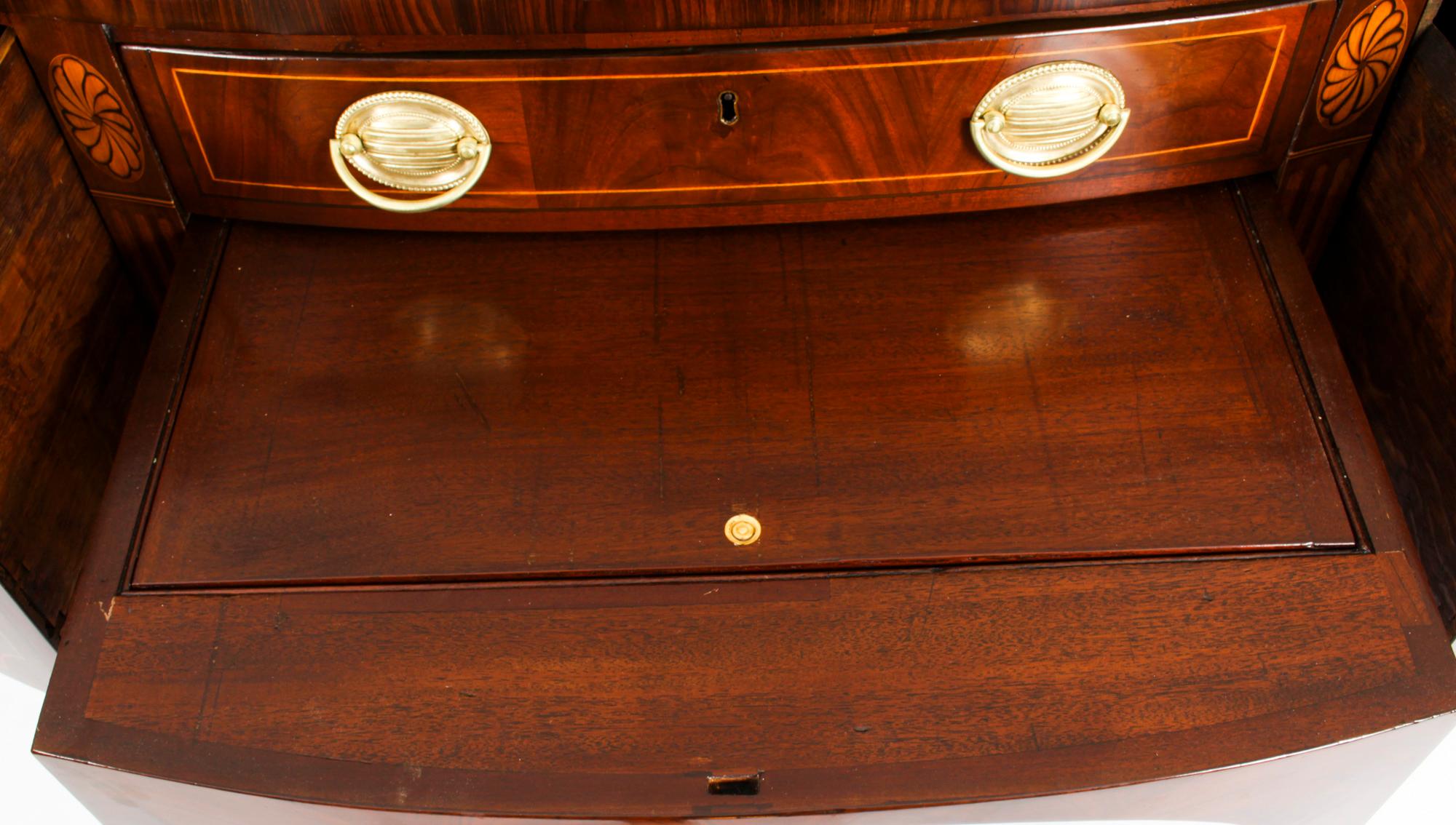 Antique George III Demi Lune Sideboard 18th Century 12