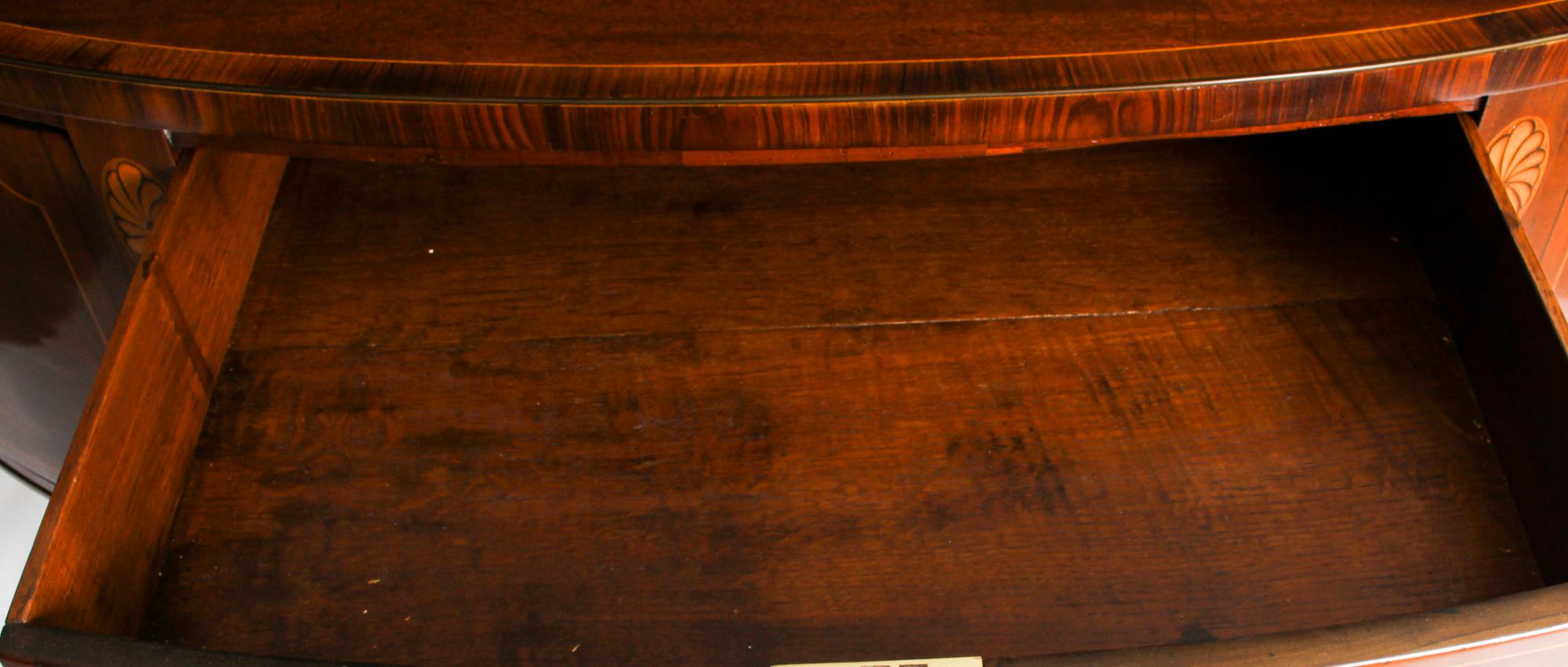 Antique George III Demi Lune Sideboard 18th Century 14