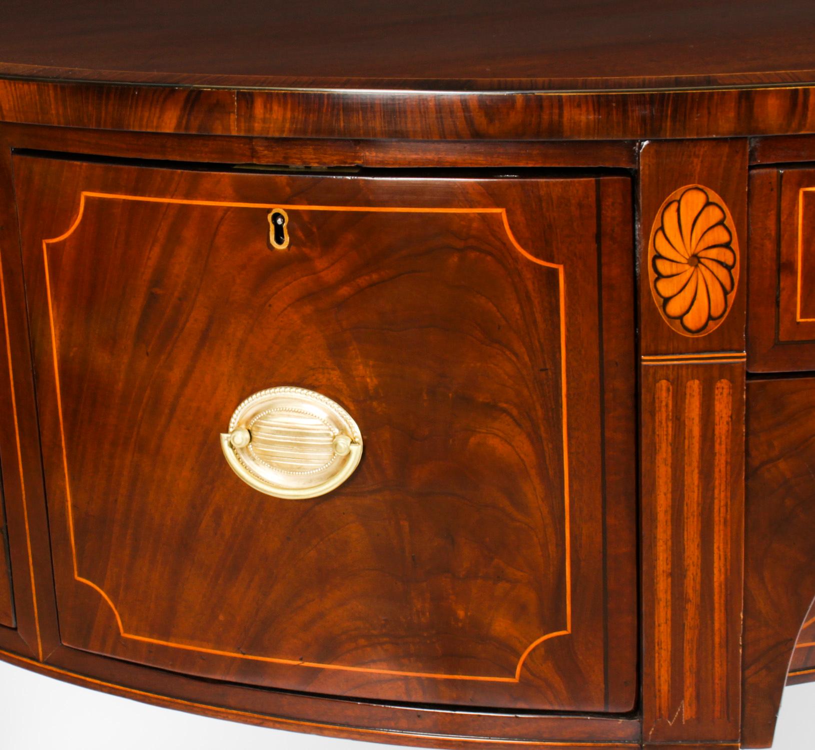 Antique George III Demi Lune Sideboard 18th Century 1