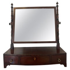 Antique Mirror da tavolo in mogano di Giorgio III