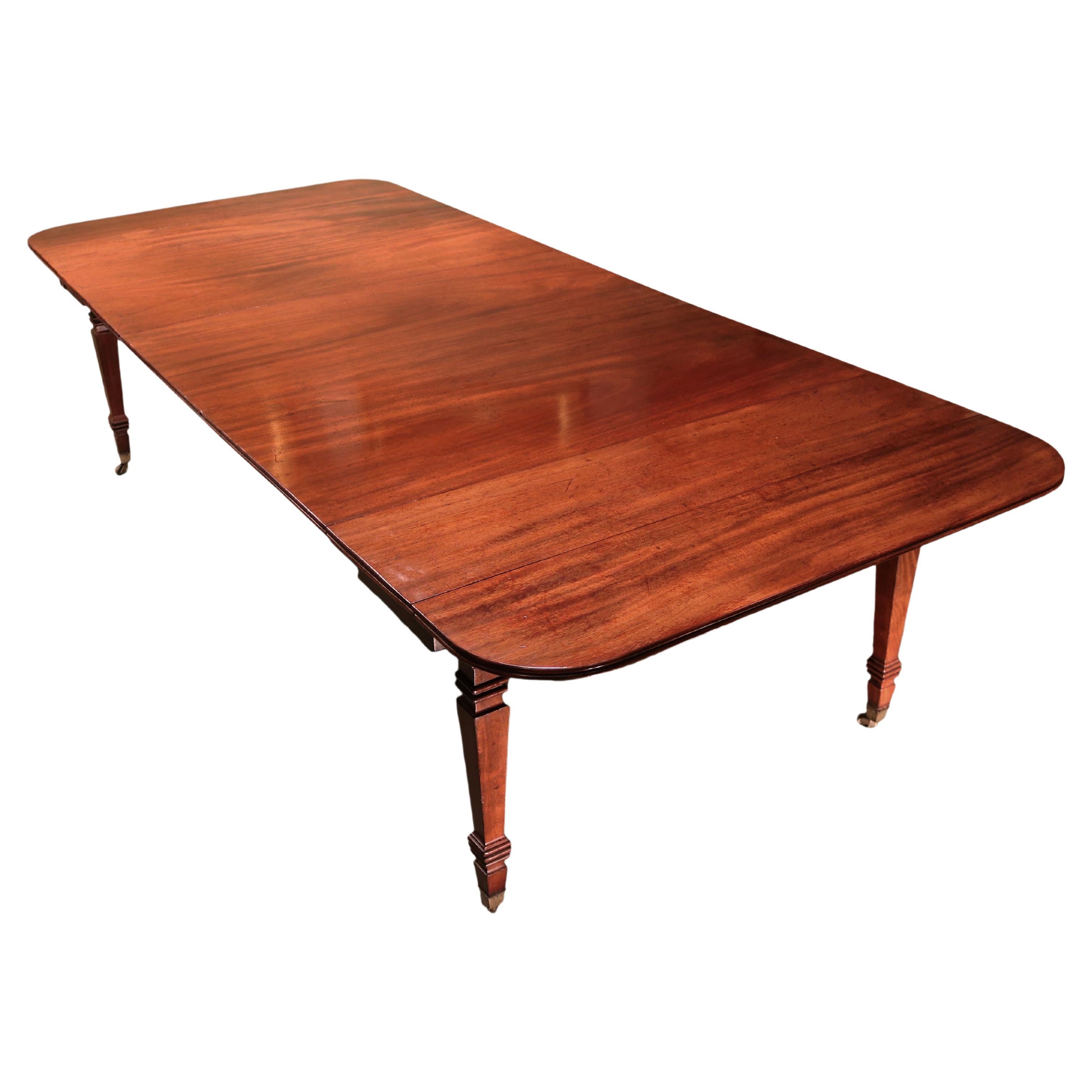 III Style Mahogany Dining Room Table at 1stDibs