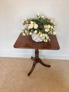 Antique George III Mahogany Lamp/Side Table