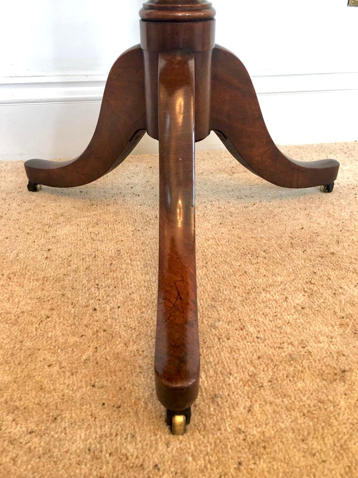 Antique George III Mahogany Lamp/ Table In Good Condition For Sale In Suffolk, GB