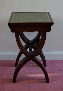 Antique George III Mahogany Nest of Three Table