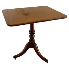 Table d'appoint/lampe en acajou ancien George III