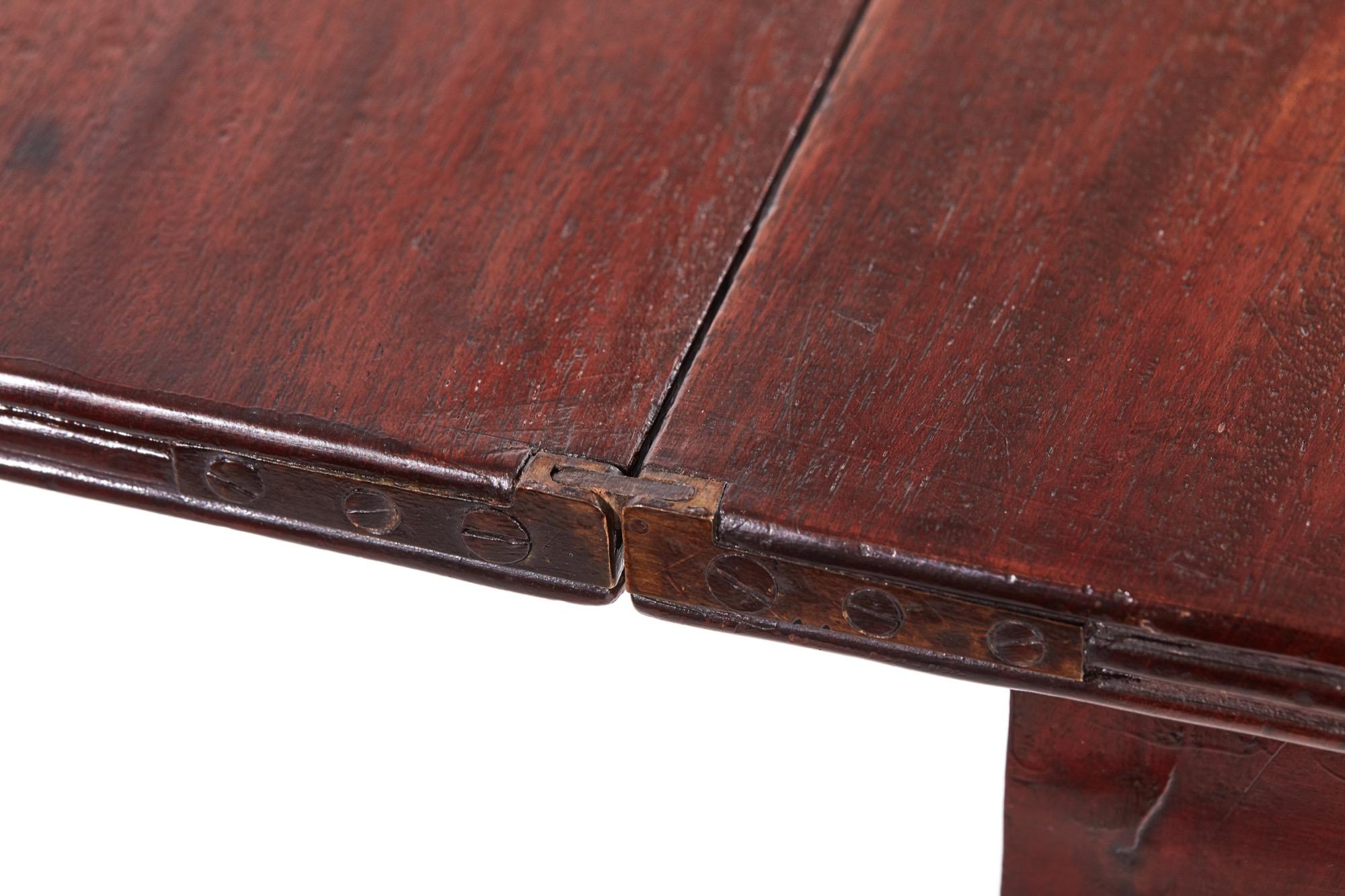 Antique George III Mahogany Tea/Side Table For Sale 1