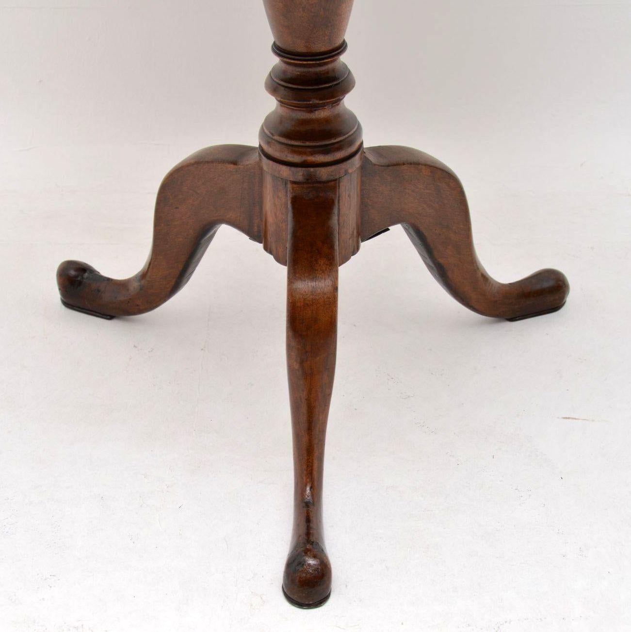 Antique George III Mahogany Tilt-Top Table In Good Condition In London, GB