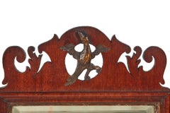 Antique George III Mahogany Wall Mirror
