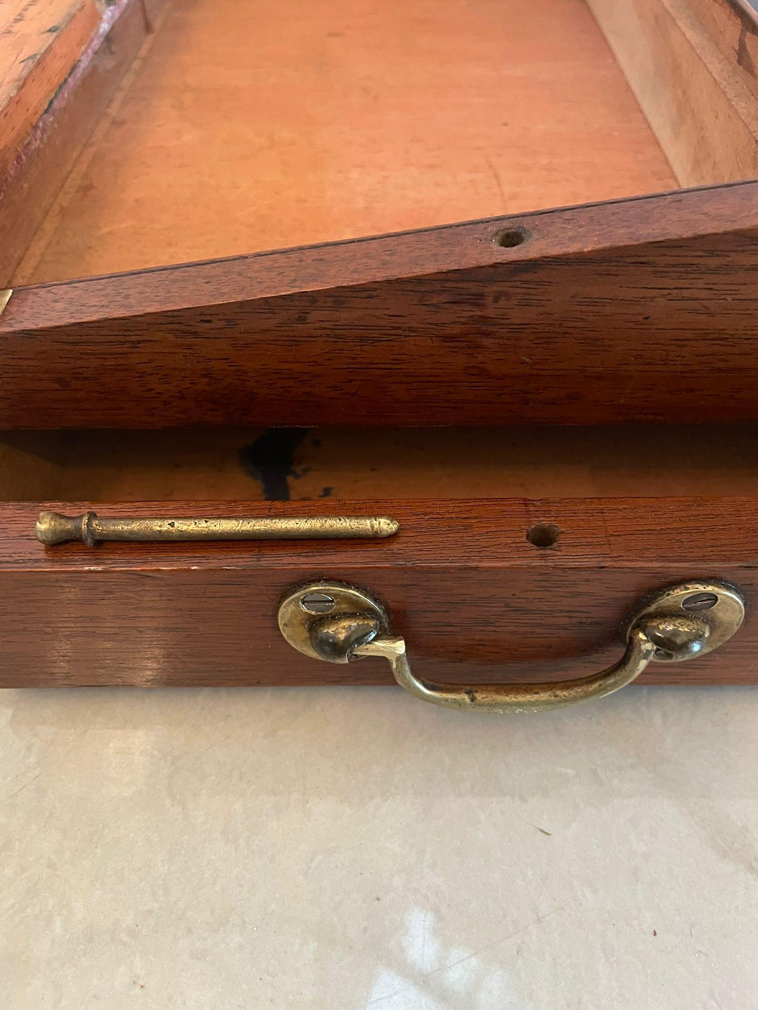 Antique George III Mahogany Writing Box 5