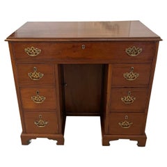 Bureau ancien George III en acajou