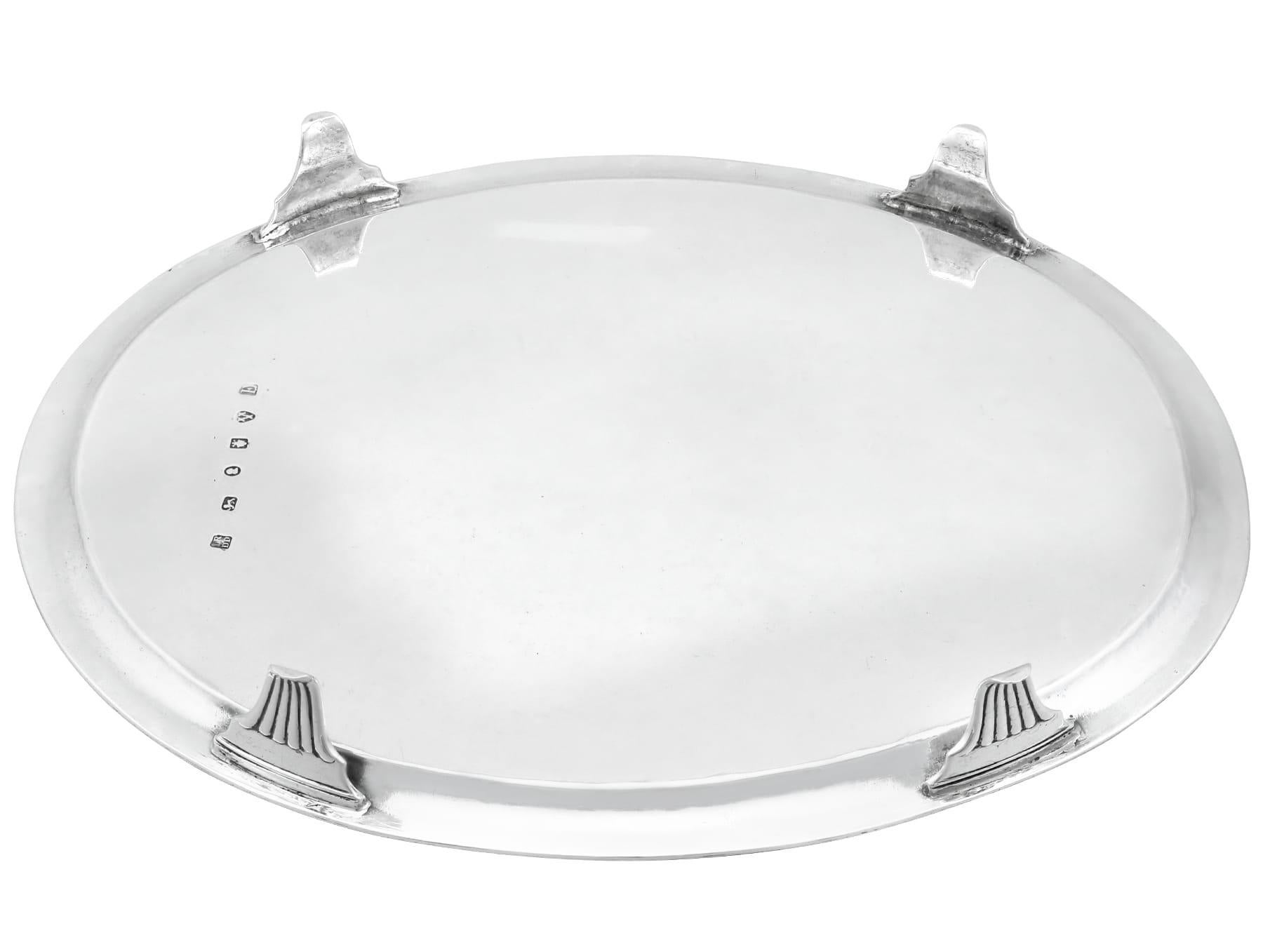 Antique George III Newcastle Sterling Silver Salver For Sale 2