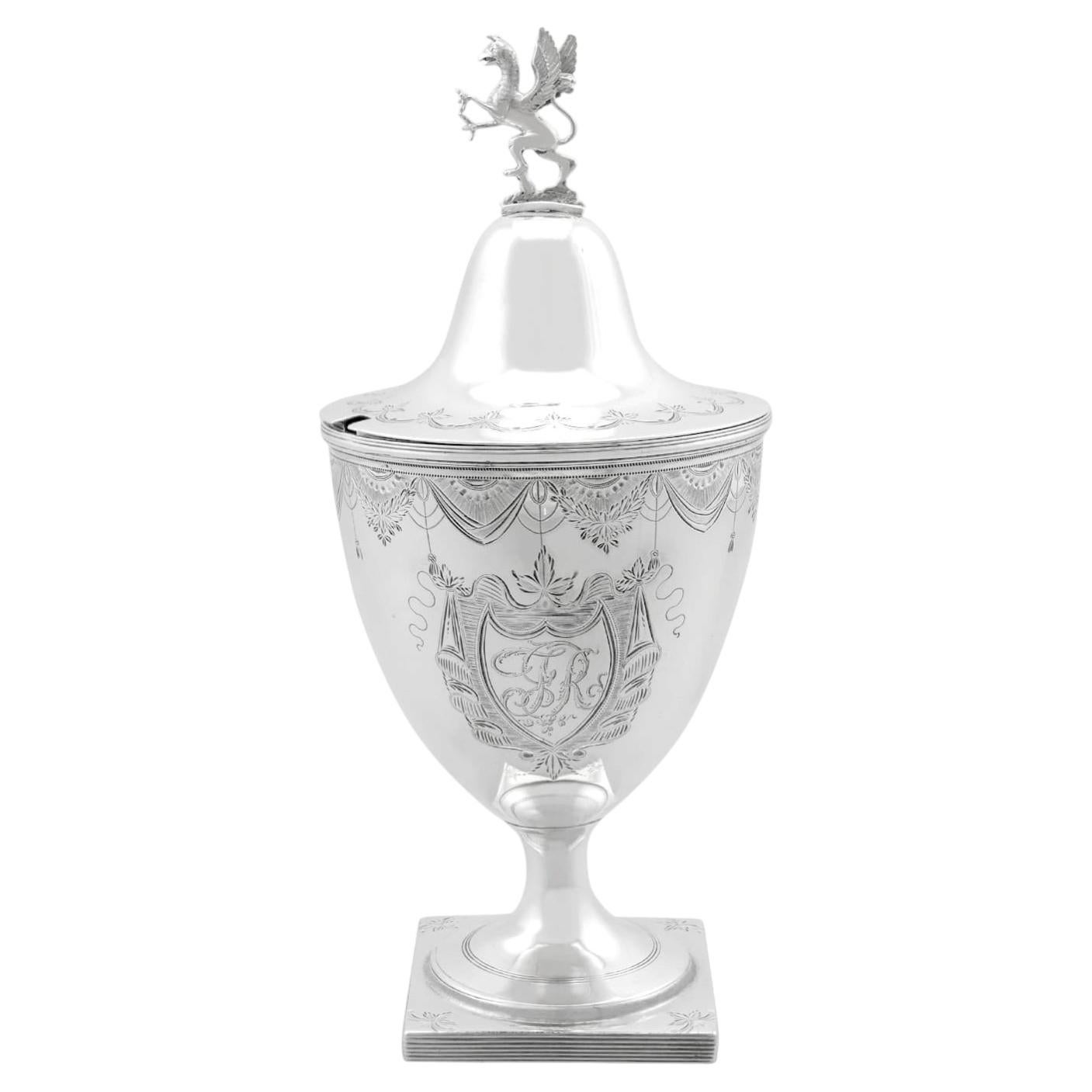 Antique George III Newcastle Sterling Silver Sugar Vase (Circa 1785)