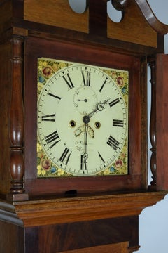 Antique George III Oak Longcase Clock