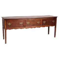 Antique George III Oak Sideboard