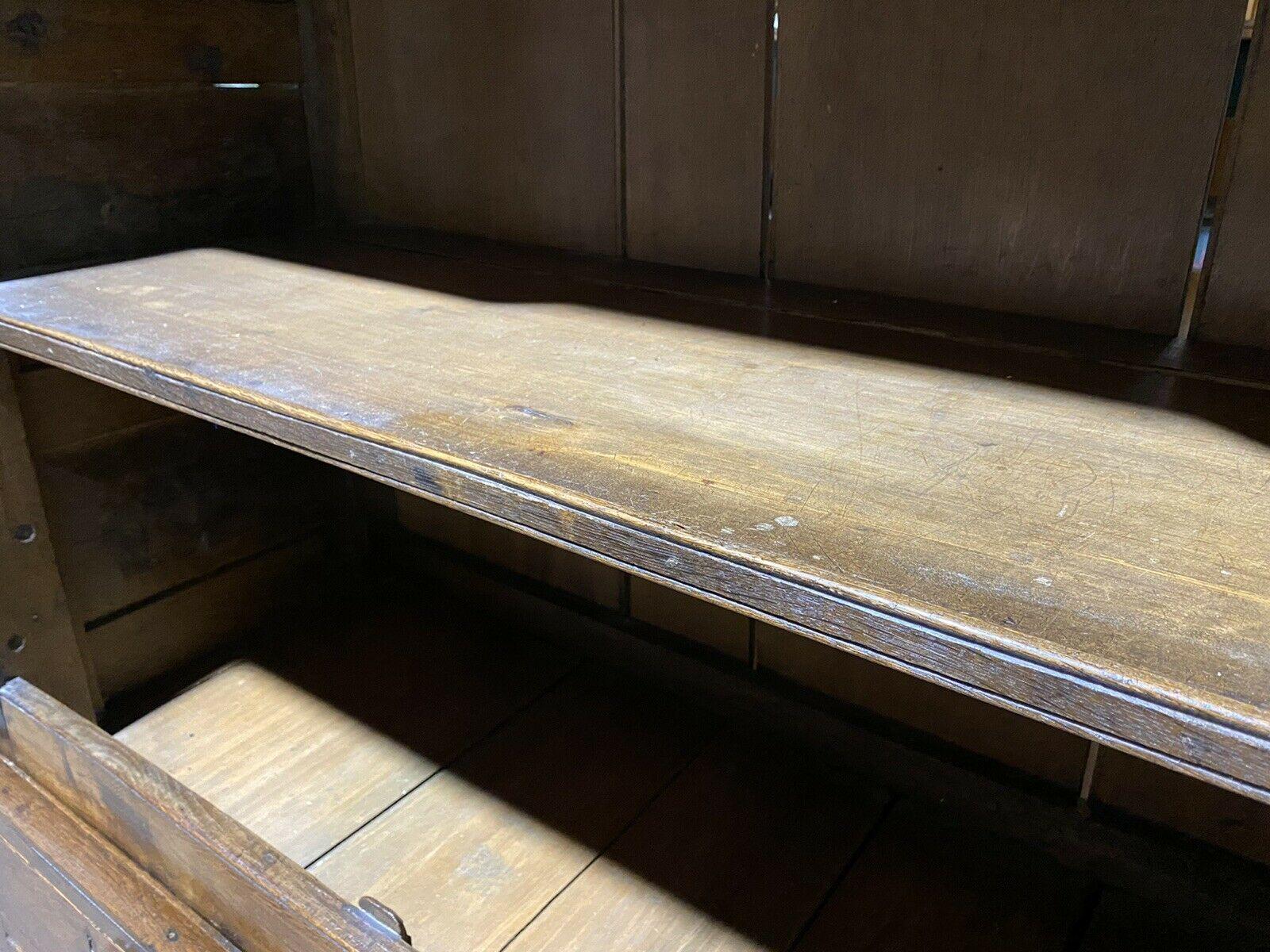 Antique George III Oak & Yew Press Housekeeper’s Cupboard For Sale 6
