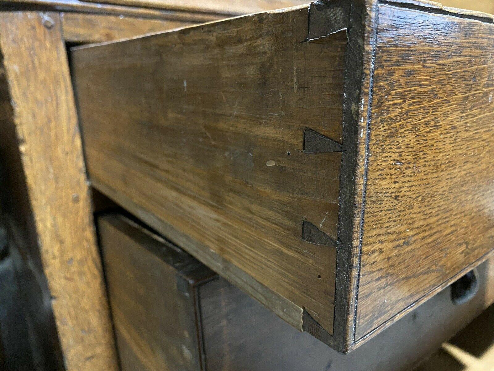 Antique George III Oak & Yew Press Housekeeper’s Cupboard For Sale 3