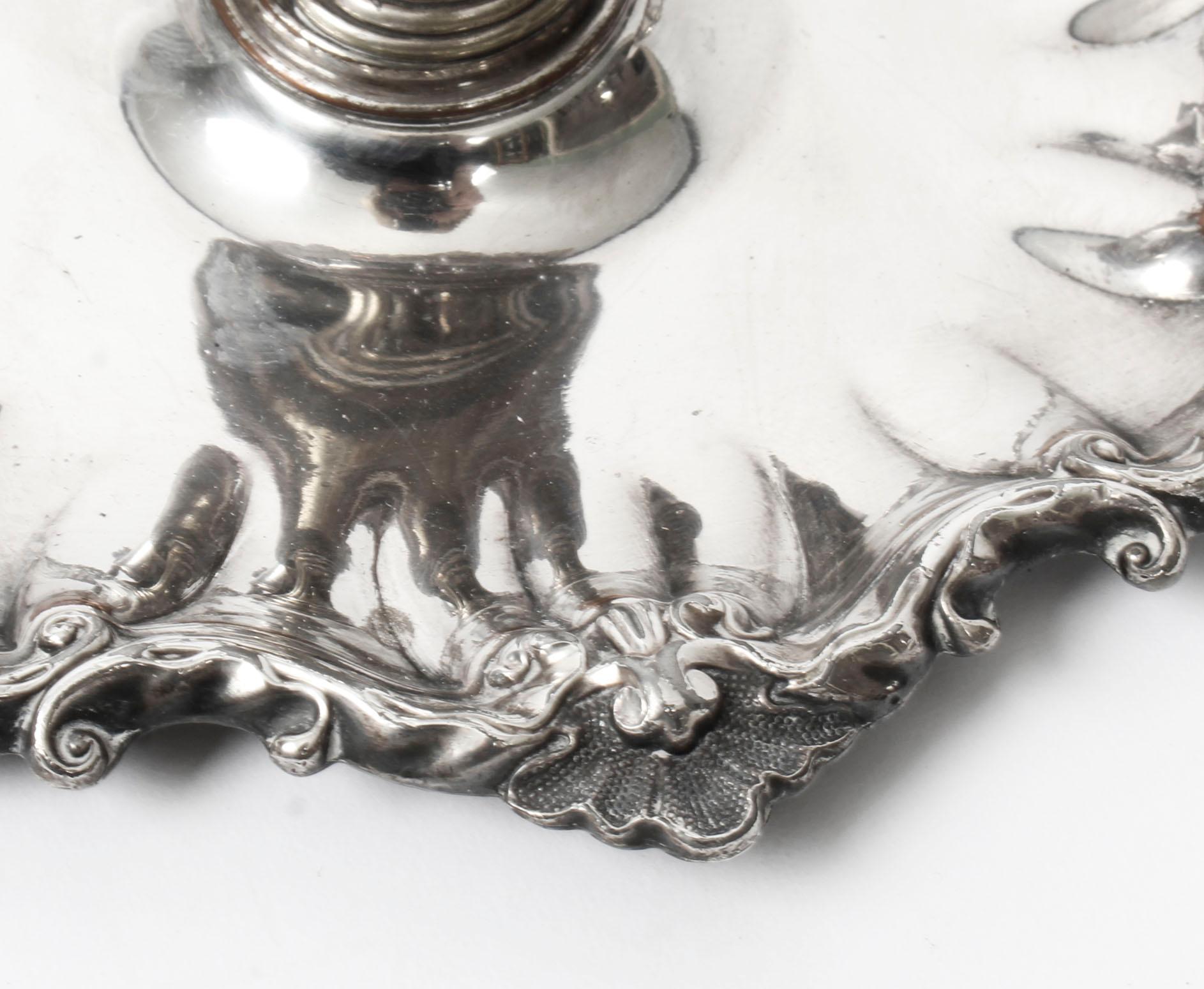 Antique George III Old Sheffiled Plate Chamberstick, 18th Century In Good Condition In London, GB