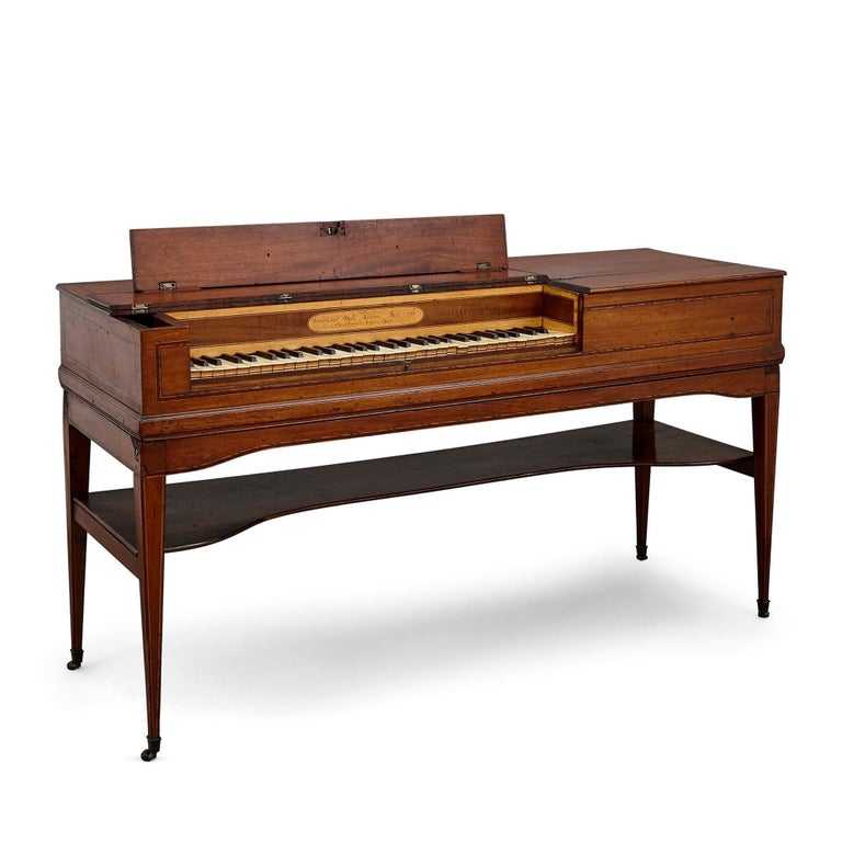 Antique George III Period Square Piano by Beck For Sale at 1stDibs | antique  square piano, square piano for sale, clavichord for sale