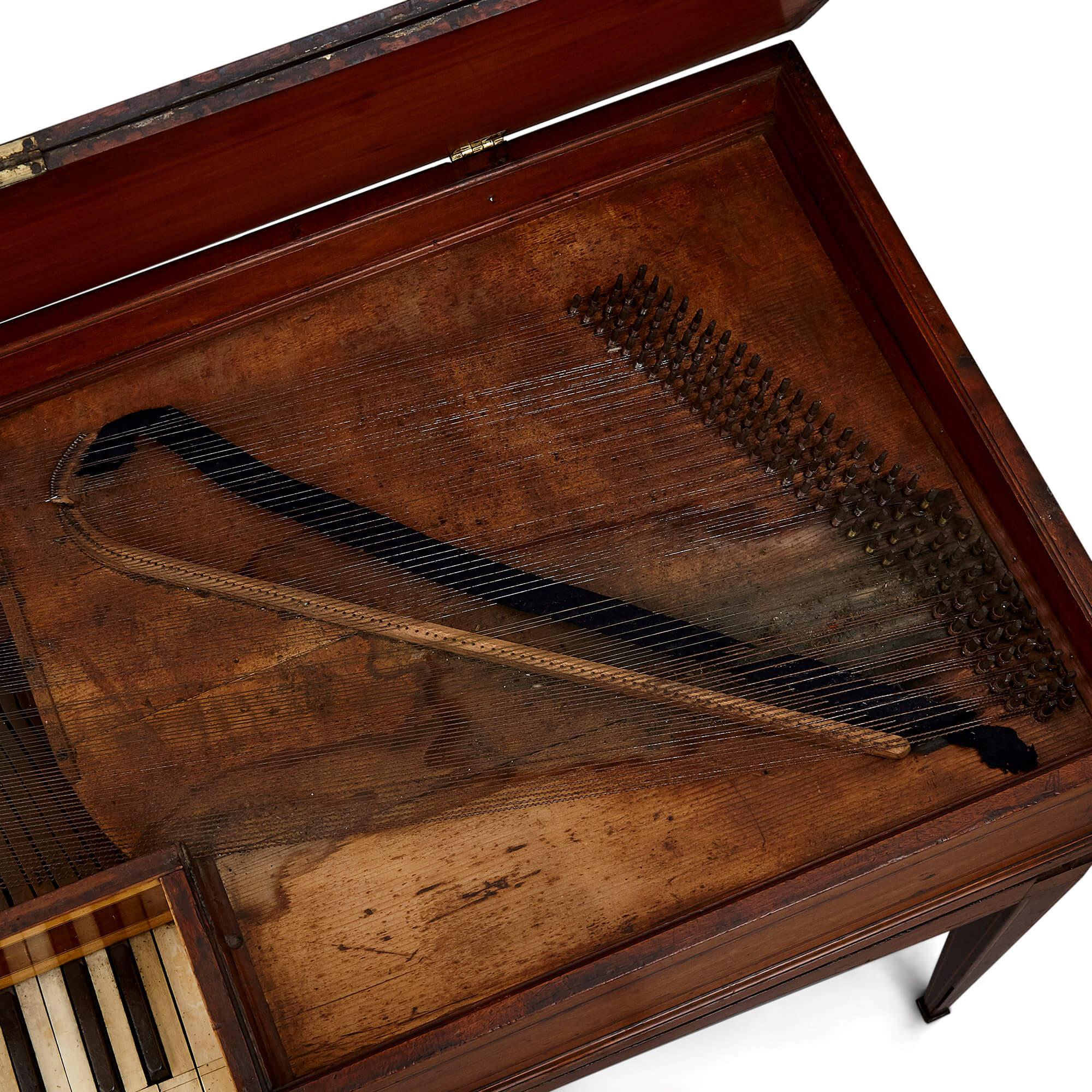 Antikes quadratisches Klavier aus der George-III-Periode von Beck im Angebot 1