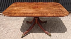 Antique George III Period Mahogany Breakfast Dining Table