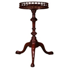 Antique George III period mahogany kettle stand