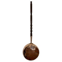 Antique George III Quality Copper Chestnut Roaster