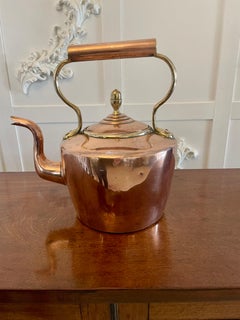 Antique George III Quality Copper Kettle