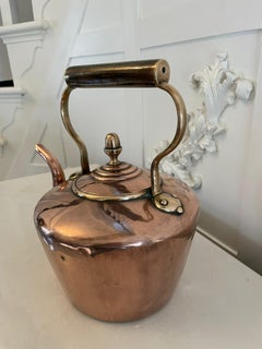 Antique George III Quality Copper Kettle