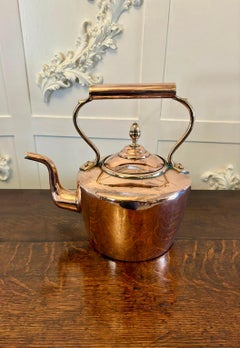 Antique George III Quality Copper Kettle
