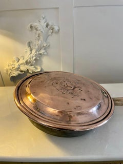 Antique George III Quality Copper Warming Pan