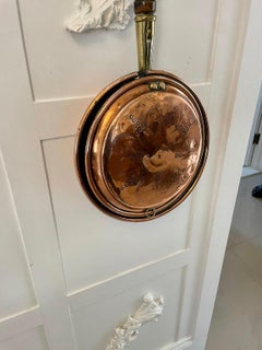 Antique George III Quality Copper Warming Pan