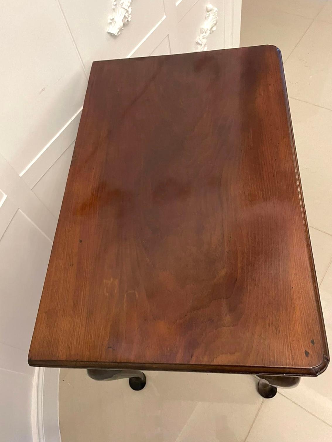 Antique George III Quality Figured Mahogany Lowboy / Side Table For Sale 3