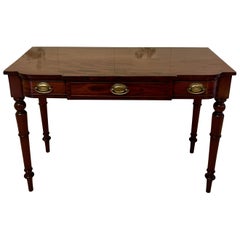 Antique George III Quality Figured Mahogany Side/Console Table