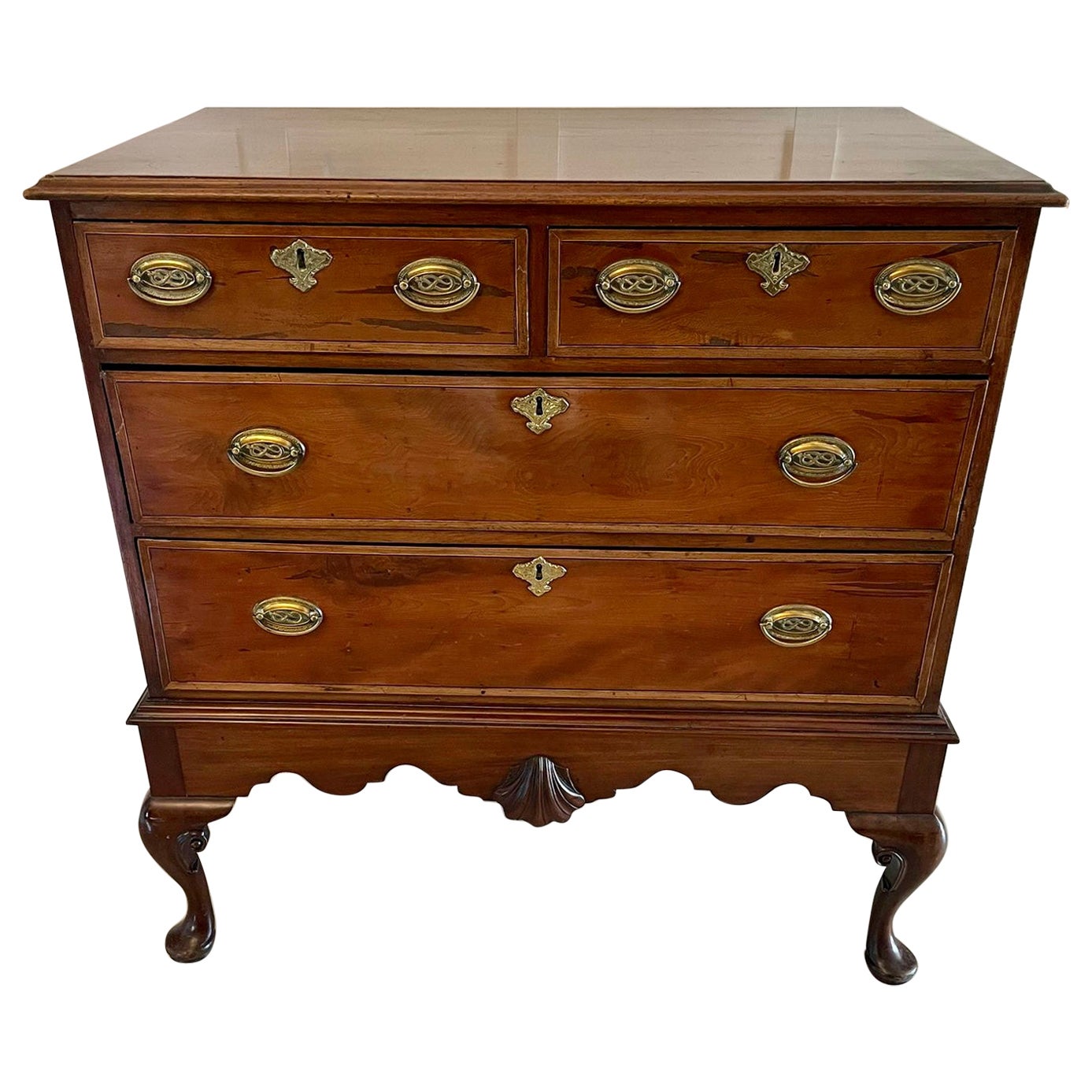 Antique George III Quality Mahogany Chest on Stand
