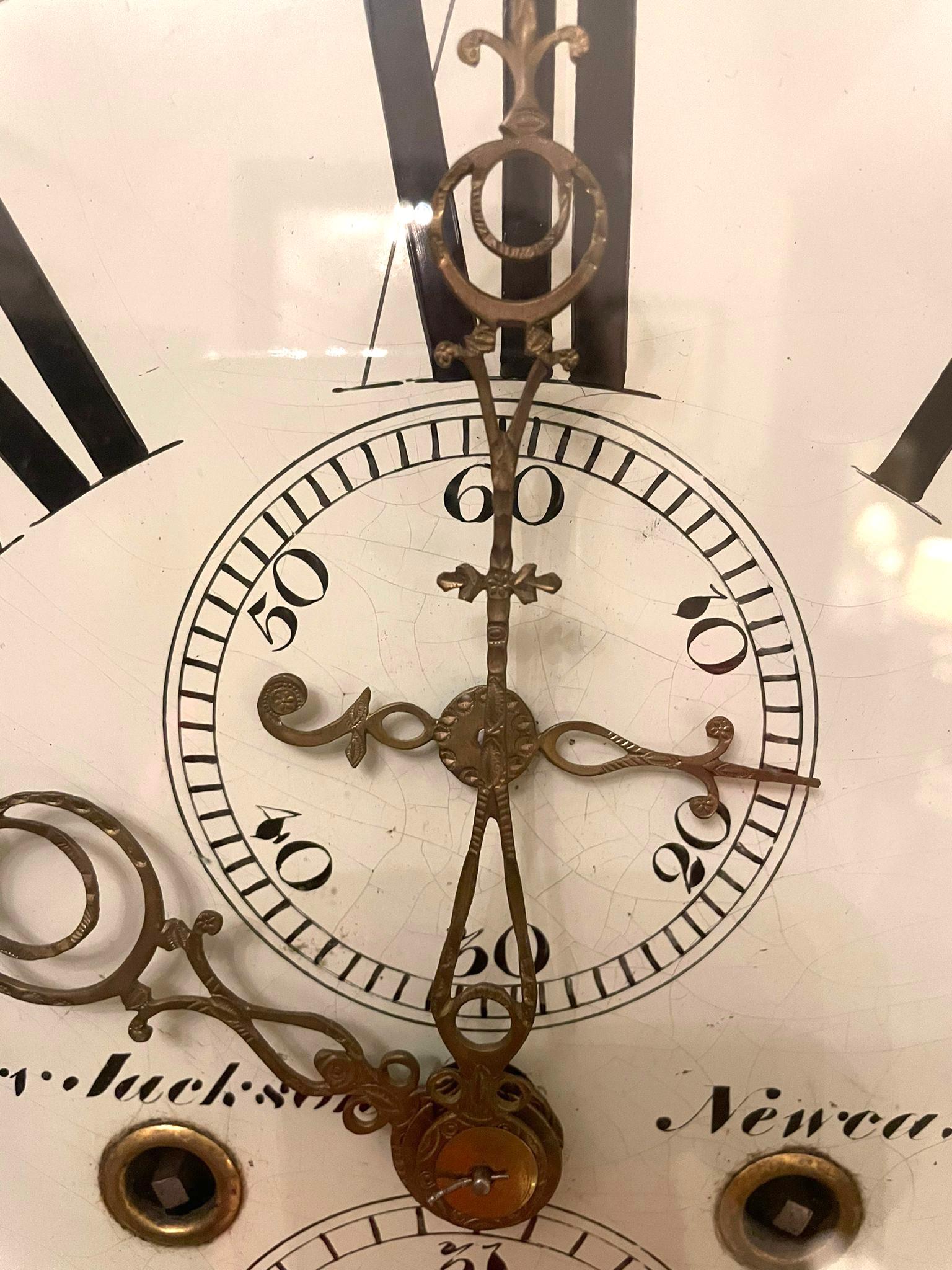 Antique George III Quality Mahogany Eight Day Longcase Clock 4