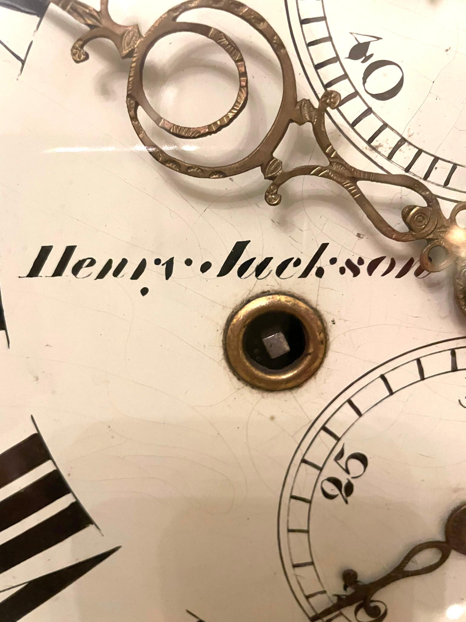 Antique George III Quality Mahogany Eight Day Longcase Clock 5
