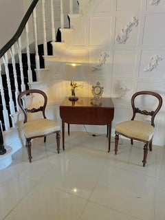 Antique George III Quality Mahogany Inlaid Pembroke Table