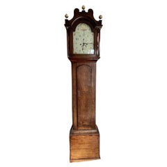 Antique George III Quality Mahogany Longcase clock 8 day movement 