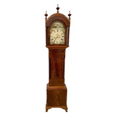 Antique George III Quality Mahogany Longcase Clock by Dan Williams, Crickhowell