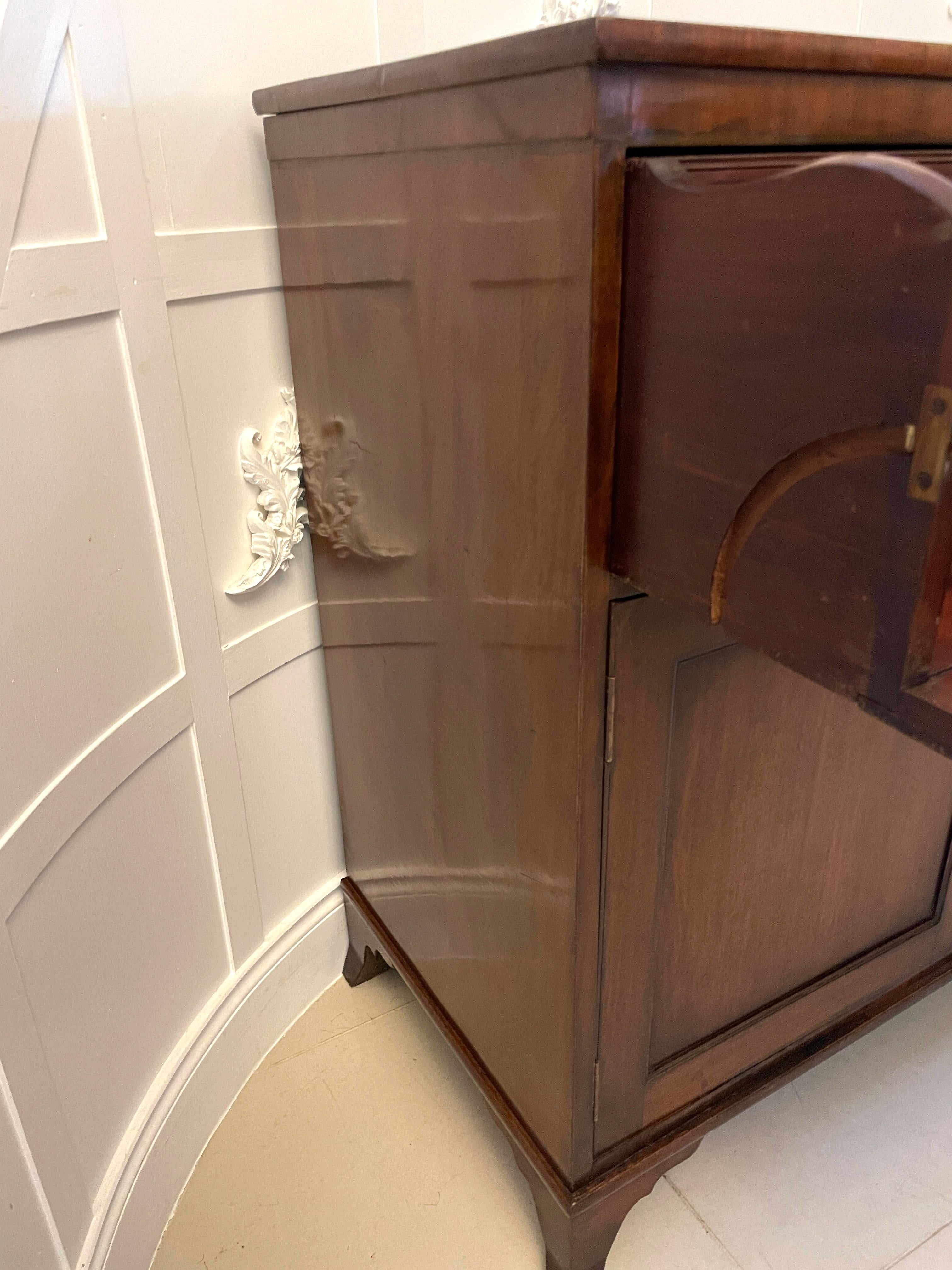 Antica scrivania secretaire in mogano di qualità Giorgio III in vendita 9