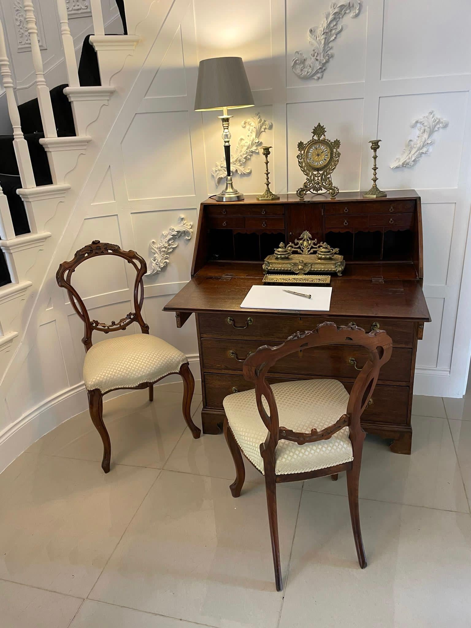 Antikes Eichenholz-Büro in George III.-Qualität im Zustand „Gut“ in Suffolk, GB