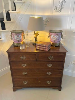 Antique George III Quality Oak Chest of Drawers