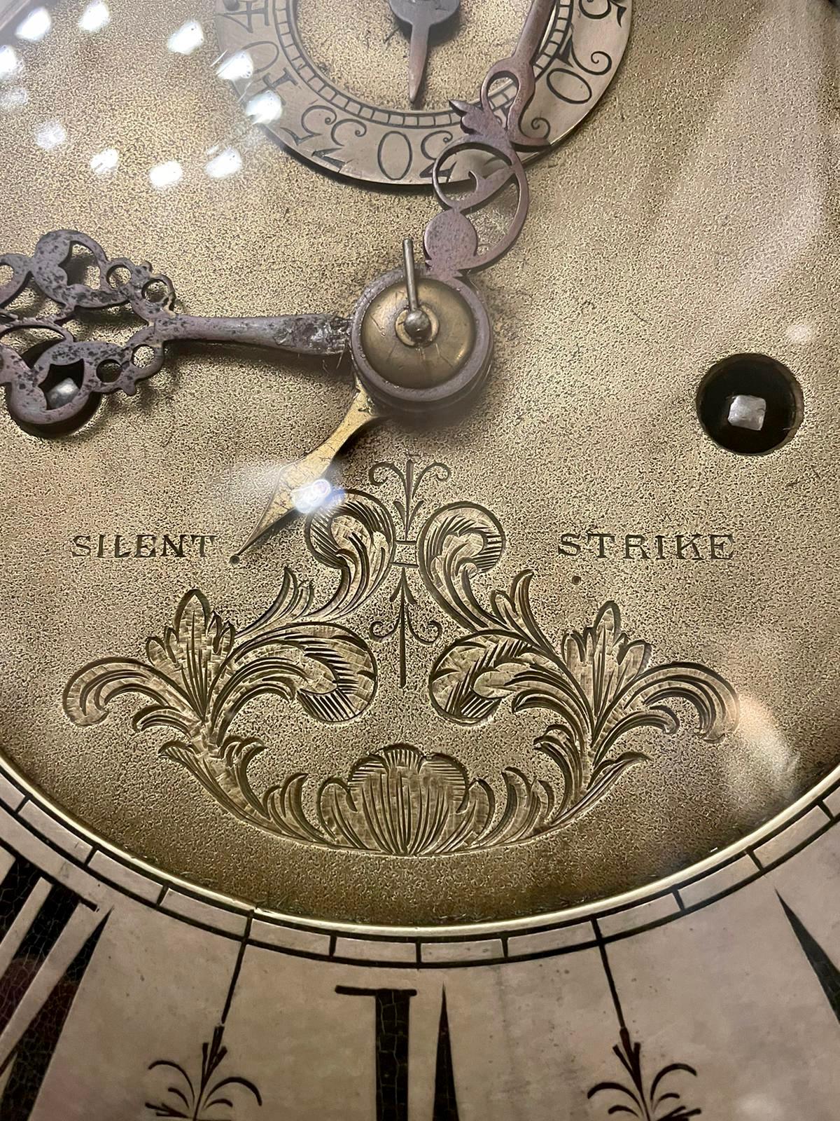 Antique George III Quality Oak Longcase Clock by Jacob Lovelace, Exeter 4