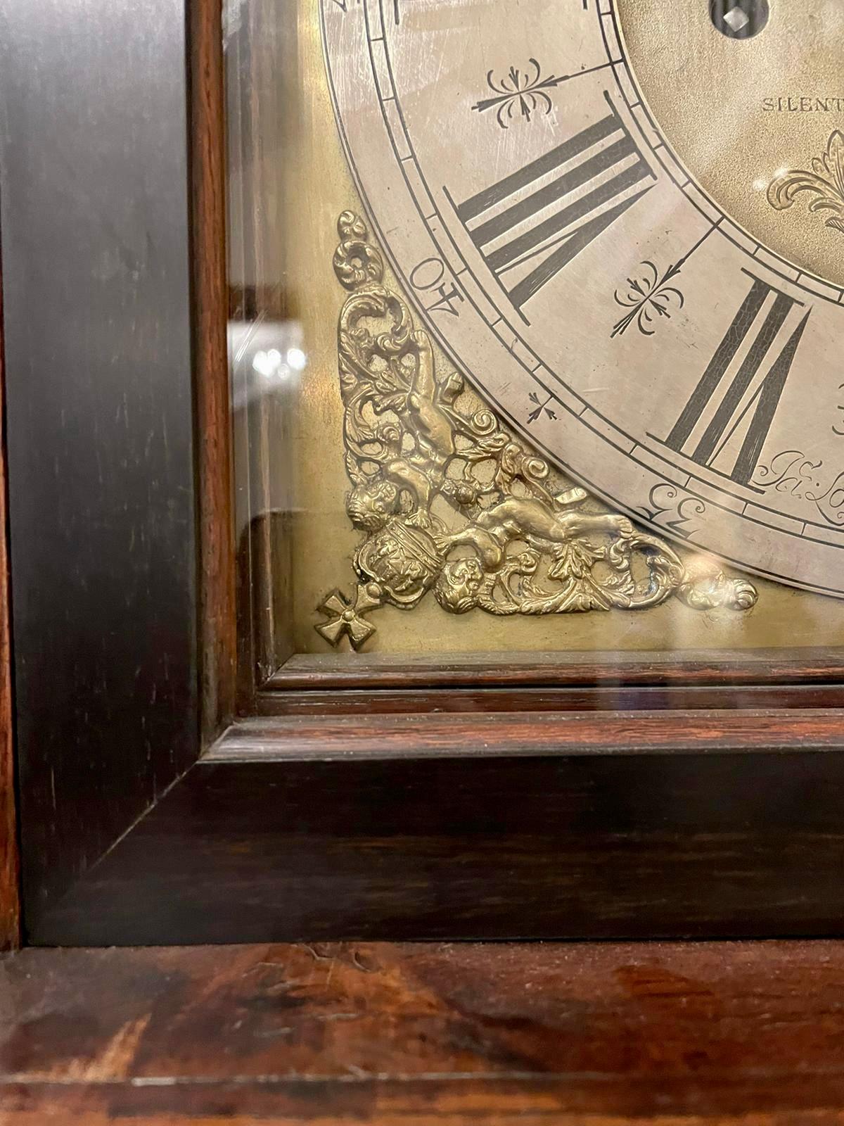 Antique George III Quality Oak Longcase Clock by Jacob Lovelace, Exeter ...
