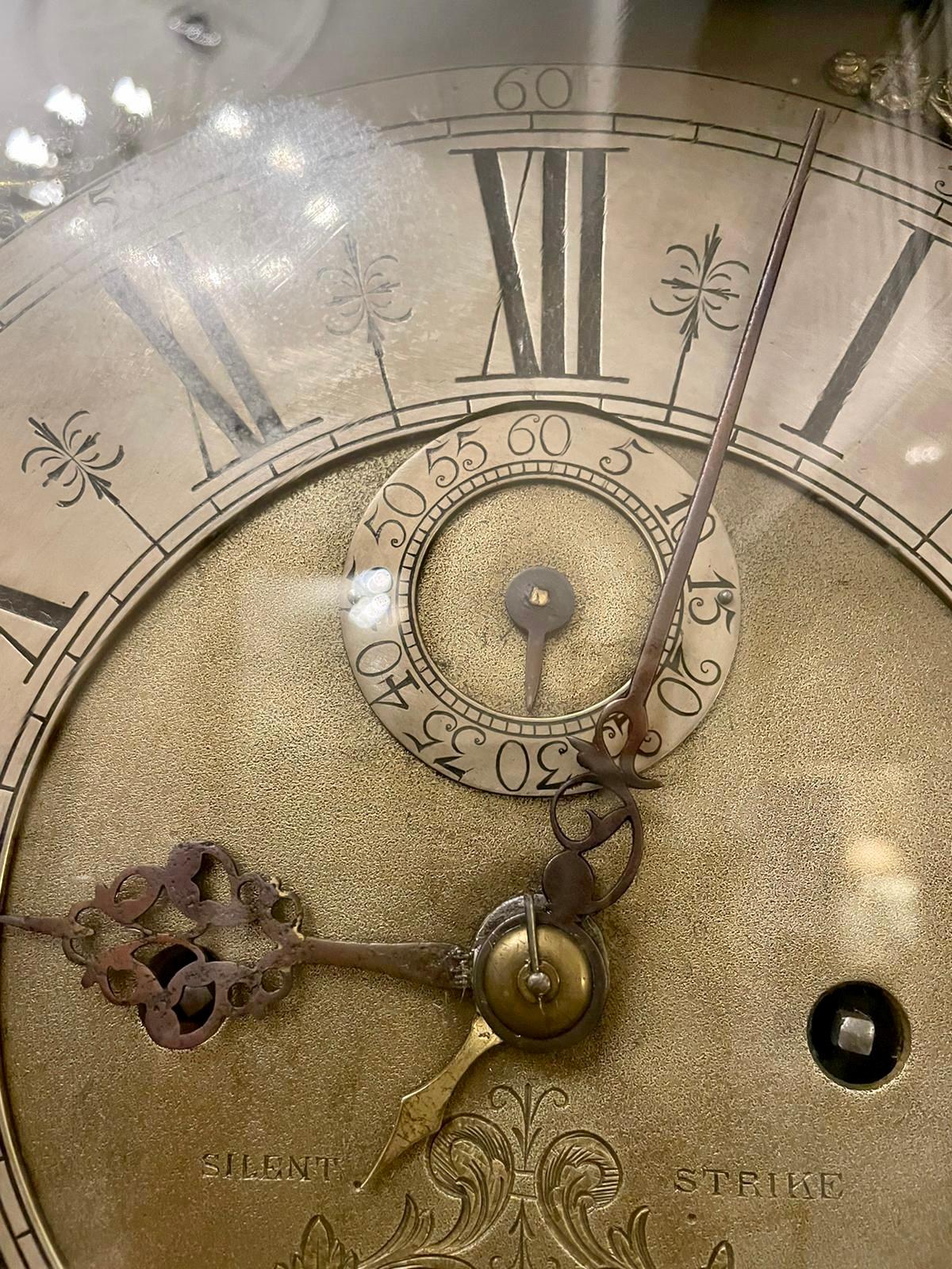 Antique George III Quality Oak Longcase Clock by Jacob Lovelace, Exeter 1